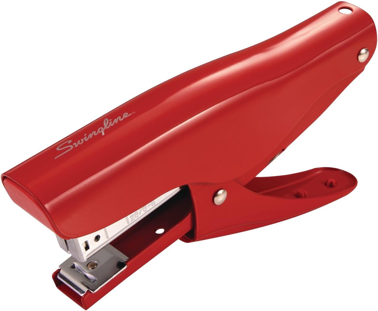 Plier Stapler, Handheld Heavy Duty All Metal Stapler, 25 Sheet Capacity, Jam Free, Vintage Rio Red (S7010159)